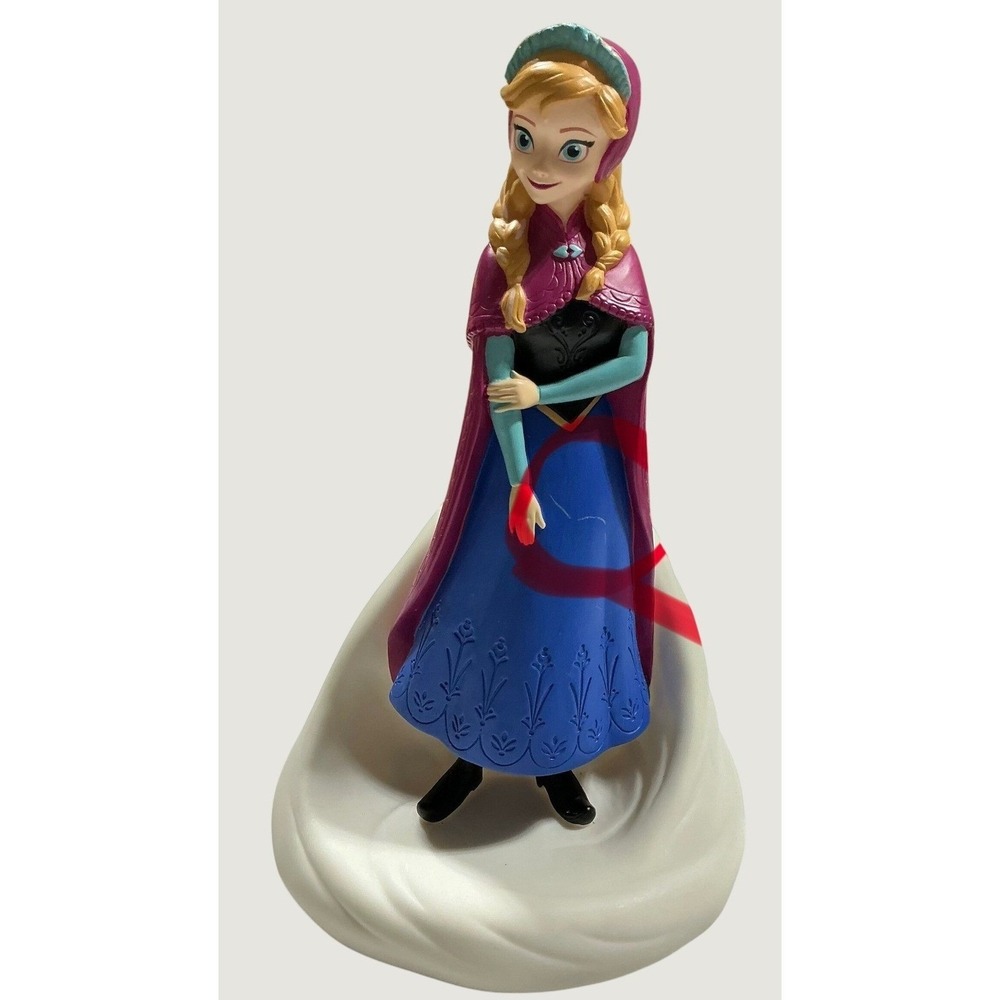 Disney Frozen Anna Coin Bank Peachtree Playthings Plastic Figure